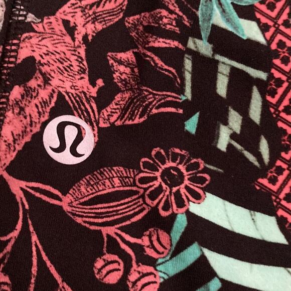 Lululemon Speed Up Floral Tight w/ Side Pockets Size 10 - Picture 7 of 9